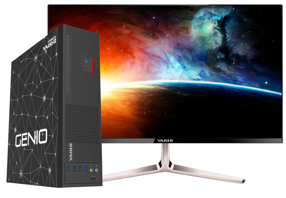 [YY80215] YASHI GENIO C7 Intel Core 7 240H 16 GB DDR4-SDRAM 512 GB SSD Windows 11 Pro SFF PC Nero