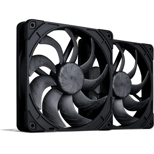 [NF-A14x25 G2 PWM Sx2-PP chrok] Noctua NF-A14X25 G2 PWM SX2-PP CHROMAX.BLACK sistema di raffreddamento per computer Case per computer Ventilatore 14 cm Nero 2 pz