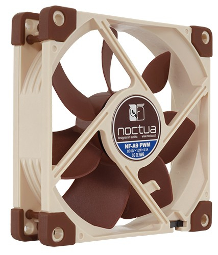 [NF-A9 PWM] Noctua NF-A9 PWM sistema di raffreddamento per computer Case per computer Ventilatore 9,2 cm Beige, Marrone