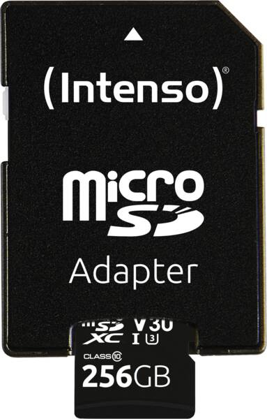 Intenso 3433492 memoria flash 256 GB MicroSDXC UHS-I Classe 10