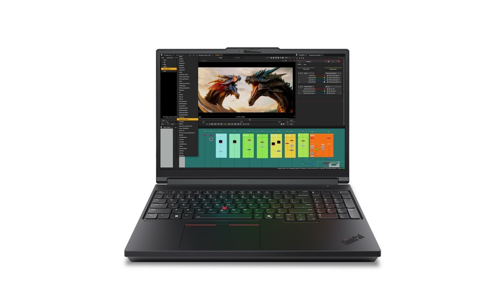 [21RQ004XIX] Lenovo ThinkPad P16 Gen 3 Intel Core Ultra 7 255HX Workstation mobile 40,6 cm (16") WUXGA 64 GB DDR5-SDRAM 1 TB SSD NVIDIA RTX PRO 3000 Blackwell Wi-Fi 7 (802.11be) Windows 11 Pro Italiano Nero