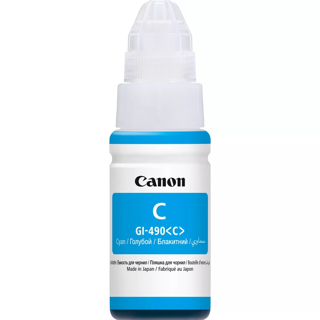 ORIGINAL Canon Cartuccia d'inchiostro ciano GI-490c 0664C001 ~7000 Seiten 70ml