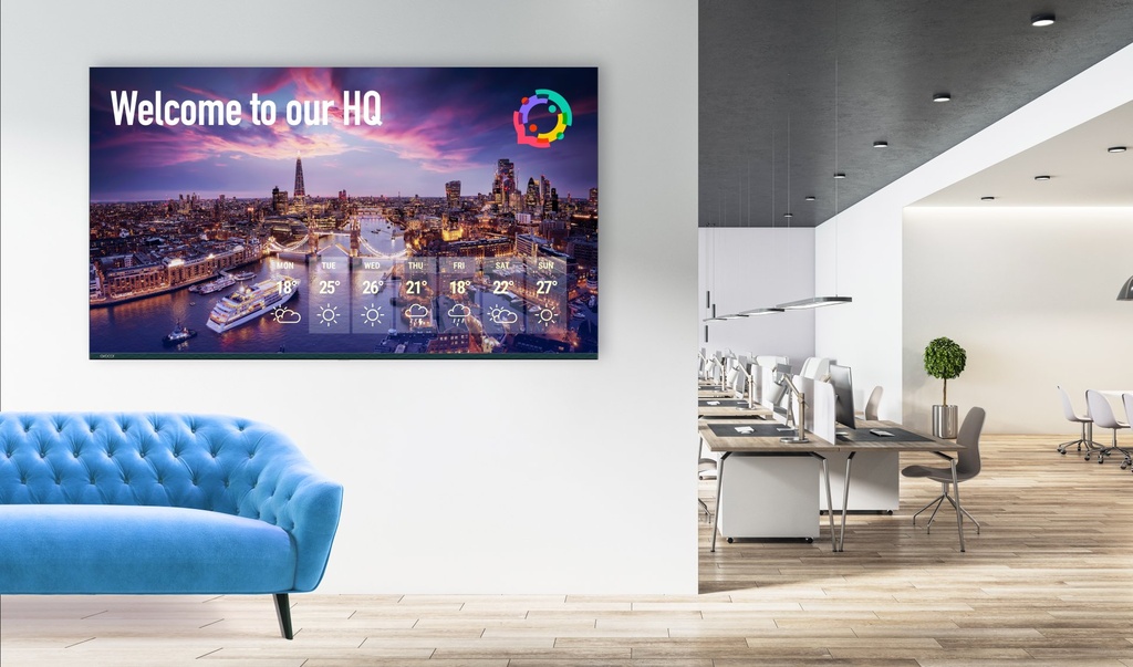 [AVK-8510] Avocor AVK-8510 visualizzatore di messaggi 2,16 m (85") LED Wi-Fi 450 cd/m² 4K Ultra HD Processore integrato Android 16/7