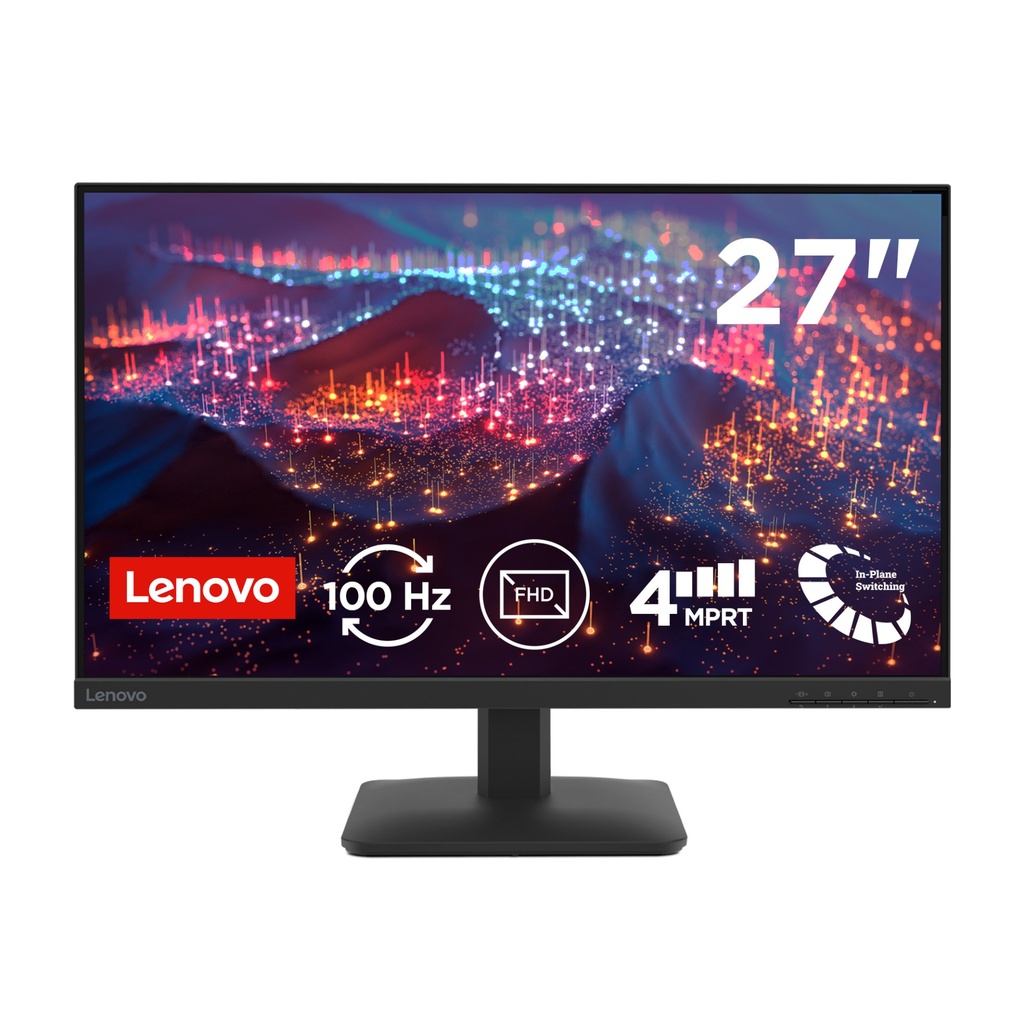 [68CDKAC1IT] Lenovo L27-4e - Monitor 27" IPS Flat FHD 1920x1080 0 100Hz 4ms - 1xHDMI 1.4 + 1xVGA - Stand Tilt Cavo HDMI incluso