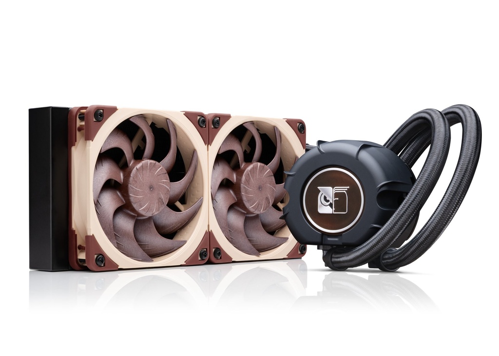 [NL-LC1-24] Noctua NL-LC1-24 sistema di raffreddamento per computer Processore Raffreddatore di liquidi tutto in uno 12 cm Marrone 4 pz