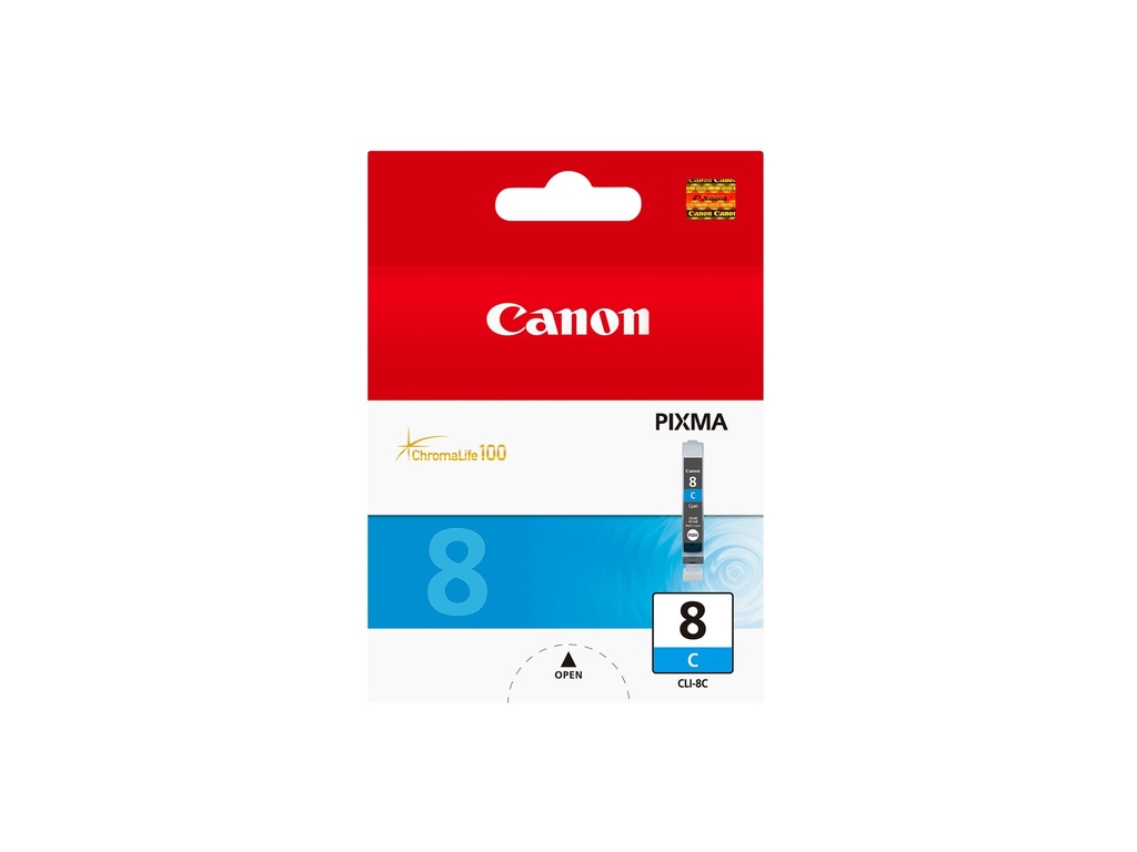 ORIGINAL Canon Cartuccia d'inchiostro ciano CLI-8c 0621B001 ~900 Seiten 13ml
