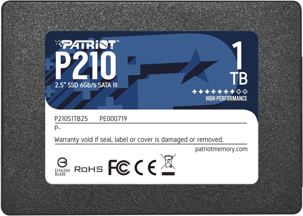 [P210S1TB25] Patriot Memory P210 1 TB 2.5" Serial ATA III