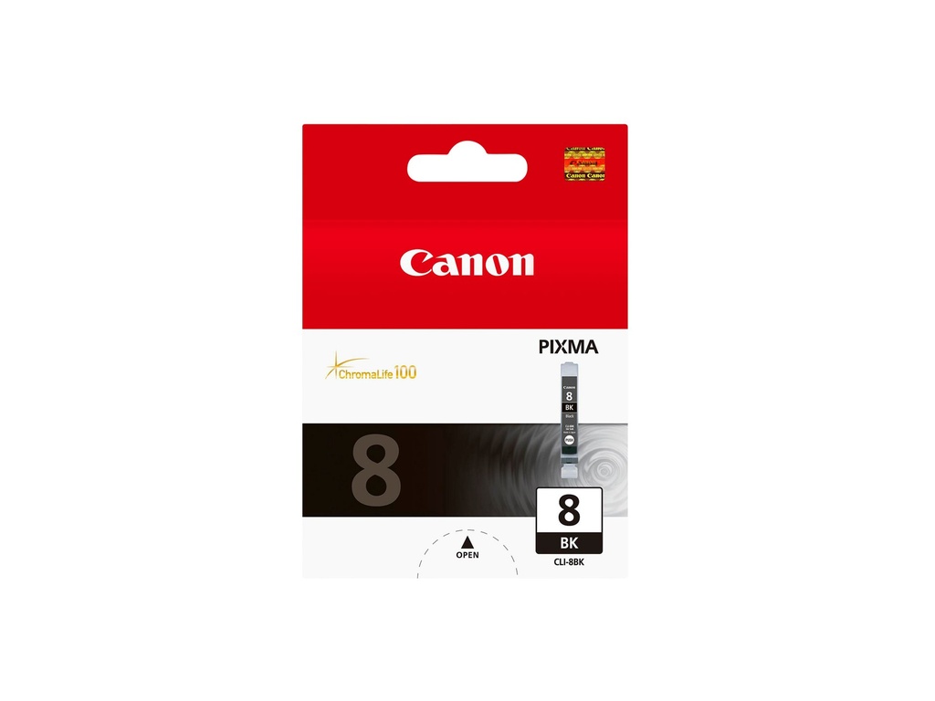 ORIGINAL Canon Cartuccia d'inchiostro nero CLI-8bk 0620B001 ~970 Seiten 13ml