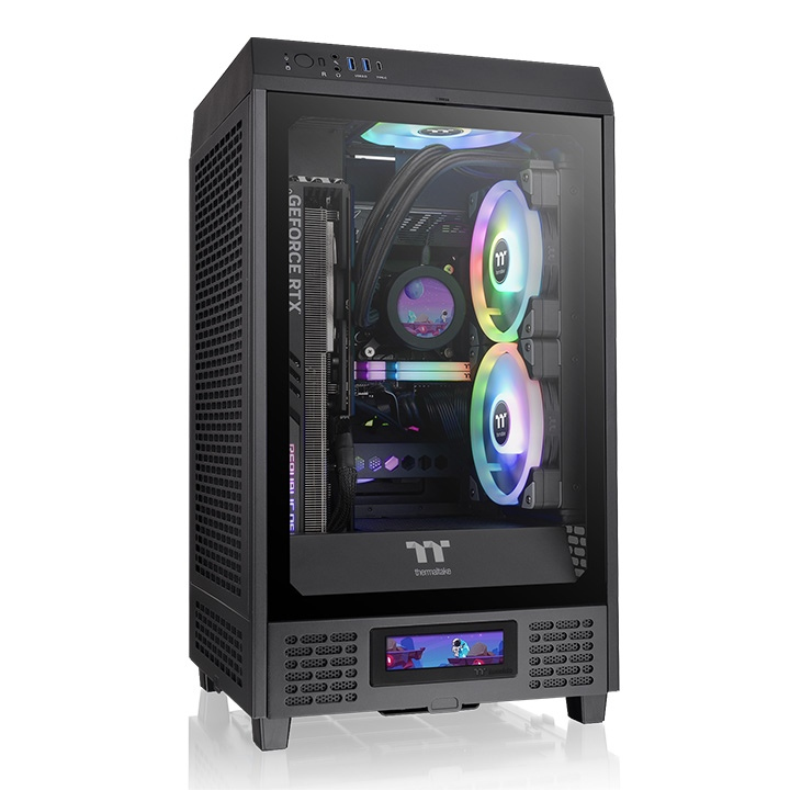 [CA-1X9-00S1WN-00] Thermaltake The Tower 200 Mini Tower Nero