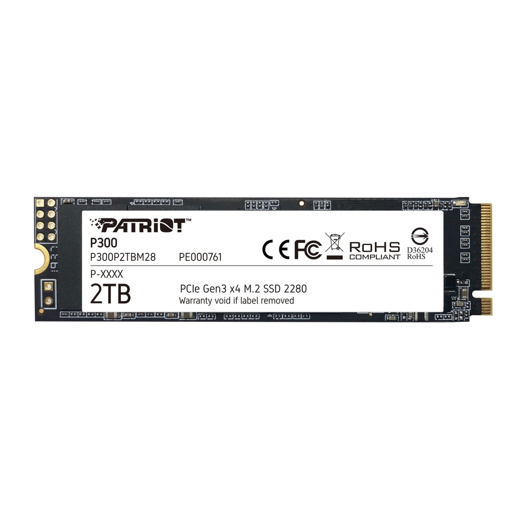 [P300P2TBM28] Patriot Memory P300 2 TB M.2 PCI Express 3.0 NVMe