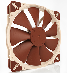 Noctua NF-A20 FLX Case per computer Ventilatore 20 cm Beige, Marrone