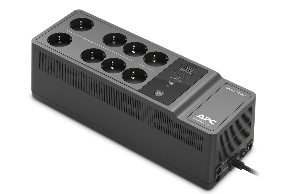 [BE650G2-GR] APC Back-UPS 650VA 230V 1 USB charging port - (Offline-) USV gruppo di continuità (UPS) Standby (Offline) 0,65 kVA 400 W 8 presa(e) AC