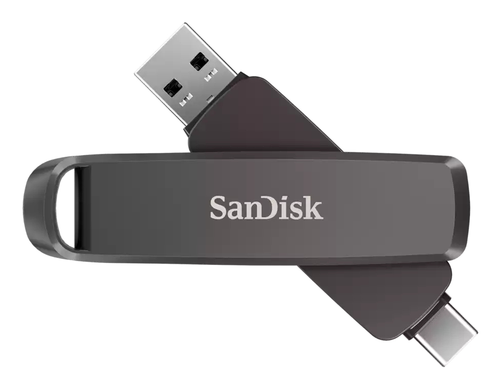 SanDisk SDDDE1-512G-G46 unità flash USB 512 GB USB Type-C/USB Type-A 3.2 Gen 2 (3.1 Gen 2) Nero