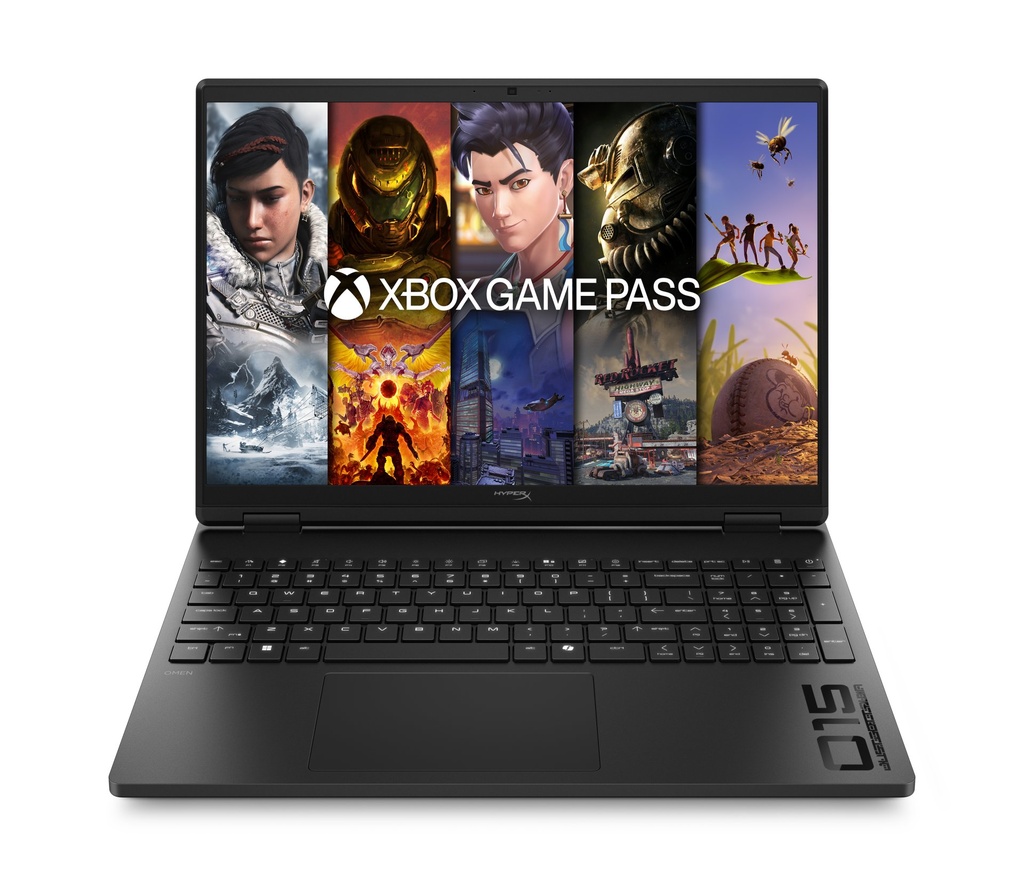 [D8ZV0EA#ABZ] HP HyperX OMEN 15 inch Gaming Laptop PC 15-ga0021nlx Intel Core 7 240H 38,9 cm (15.3") 2K 16 GB DDR5-SDRAM NVIDIA GeForce RTX 5060 Wi-Fi 6 (802.11ax) Windows 11 Home Nero