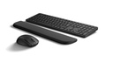 HP Combinazione di tastiera e mouse 580C multi-dispositivo e dual-mode con poggiapolsi