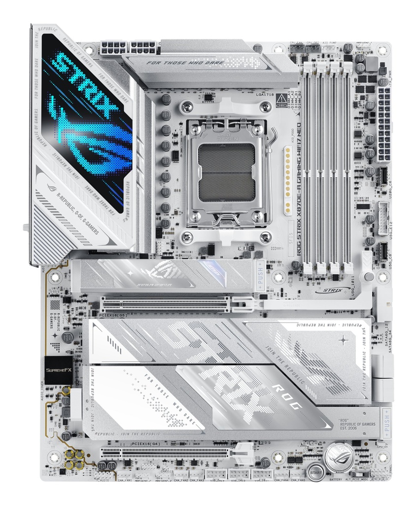 [90MB1P30-M0EAY0] Scheda Madre ASUS ROG STRIX X870E-A GAMING WIFI7 NEO AM5 DDR5 ATX Bianco