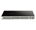 D-Link DGS-1210-52 Gestito L2 Gigabit Ethernet (10/100/1000) 1U Nero