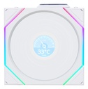 Lian Li Uni Fan TL120 LCD Wireless Case per computer Ventilatore 12 cm Bianco 1 pz