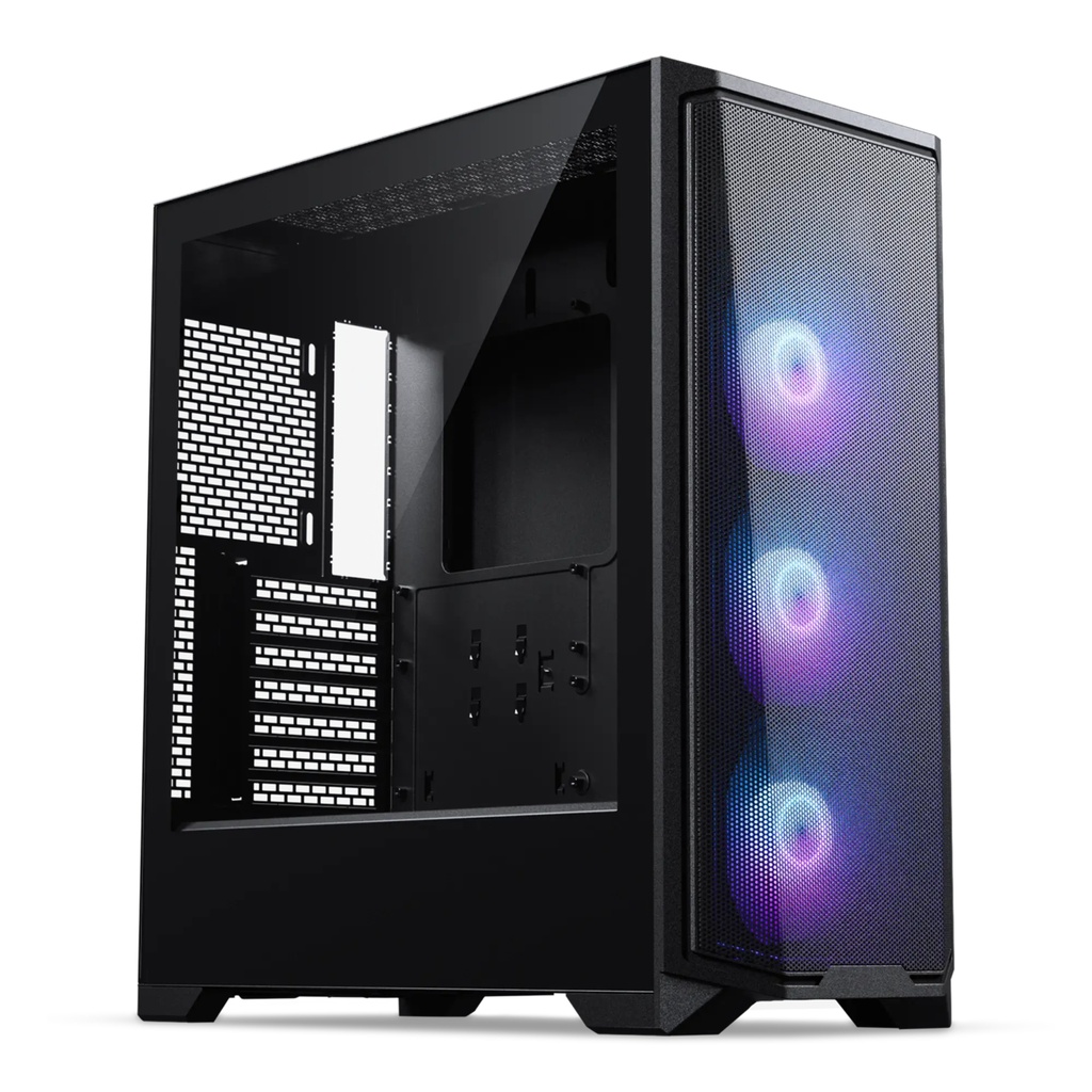 [PH-EC370A_DBK01] Case Phanteks Eclipse G370A Midi-Tower SSI-EEB RGB Vetro Temperato Nero