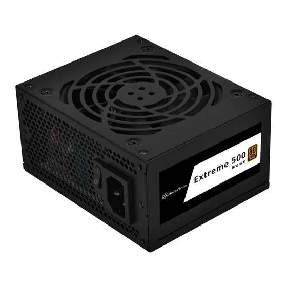 [SST-EX500-B] Silverstone Extreme 500 Bronze alimentatore per computer 500 W 24-pin ATX SFX Nero
