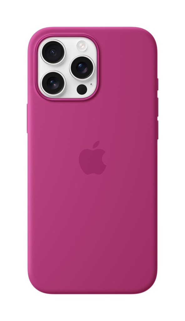Apple Custodia MagSafe in silicone per iPhone 16 Pro Max - Fucsia
