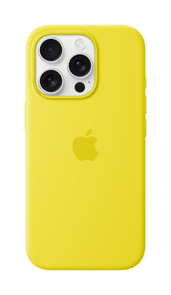 Apple Custodia MagSafe in silicone per iPhone 16 Pro - Giallo carambola