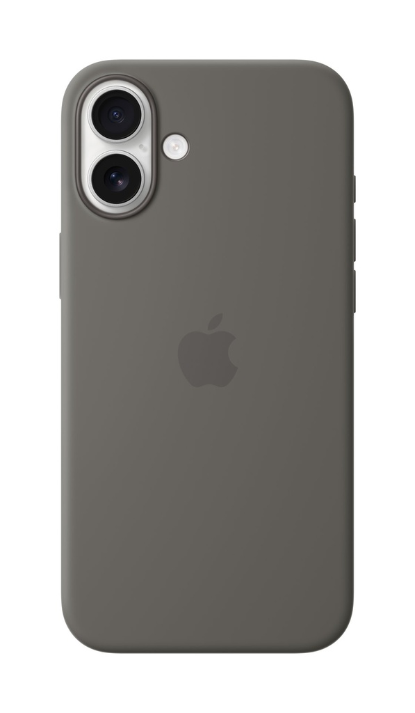 Apple Custodia MagSafe in silicone per iPhone 16 Plus - Grigio pietra