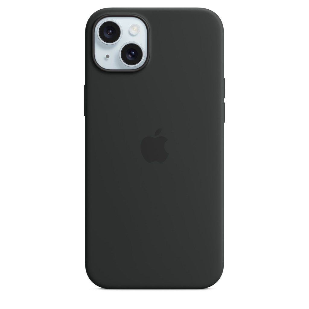 [MXQR3ZM/A] Apple Custodia MagSafe in silicone per iPhone 15 Plus - Nero