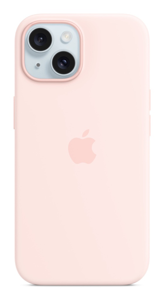 [MXPH3ZM/A] Apple Custodia MagSafe in silicone per iPhone 15 - Rosa confetto