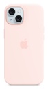 Apple Custodia MagSafe in silicone per iPhone 15 - Rosa confetto