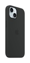 Apple Custodia MagSafe in silicone per iPhone 15 - Nero