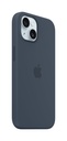Apple Custodia MagSafe in silicone per iPhone 15 - Blu tempesta