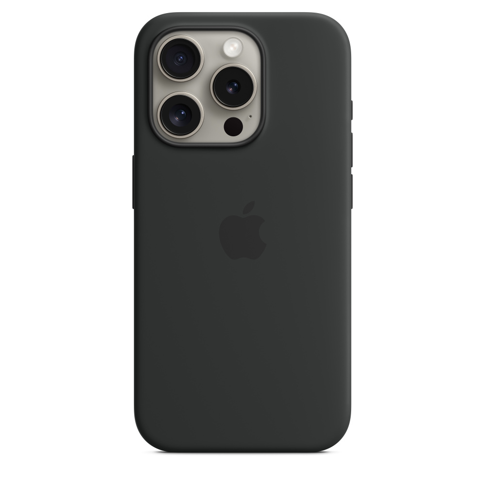 [MT1A3ZM/A] Apple Custodia MagSafe in silicone per iPhone 15 Pro - Nero