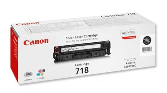 ORIGINAL Canon Multipack nero 718 BKVP 2662B017 ~6800 Seiten