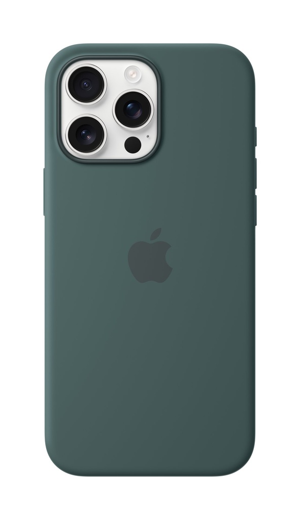 Apple Custodia MagSafe in silicone per iPhone 16 Pro Max - Verde lago