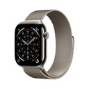 Apple Watch Series 11 GPS + Cellular 46mm Natural Titanium Case with Natural Milanese Loop - M/L