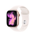 Apple Watch Series 11 GPS + Cellular 42mm Rose Gold Aluminium Case with Light Blush Sport Band - M/L