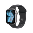 Apple Watch Series 11 GPS 42mm Cassa Alluminio Grigio Siderale con Sport Band Nero - S/M