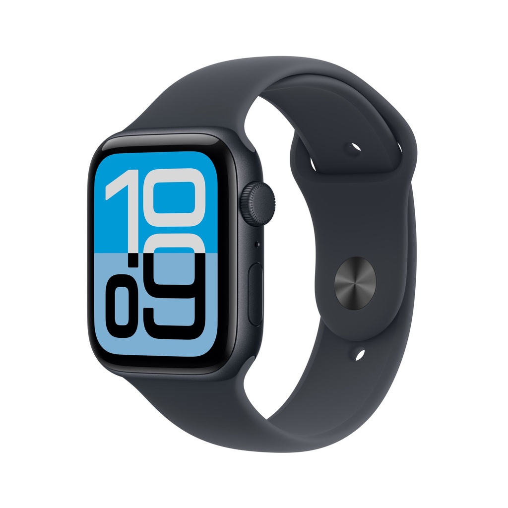 [MEHN4QL/A] Apple Watch SE (3nd generation) SE 3 GPS 44mm Cassa Alluminio Mezzanotte con Sport Band Mezzanotte - S/M