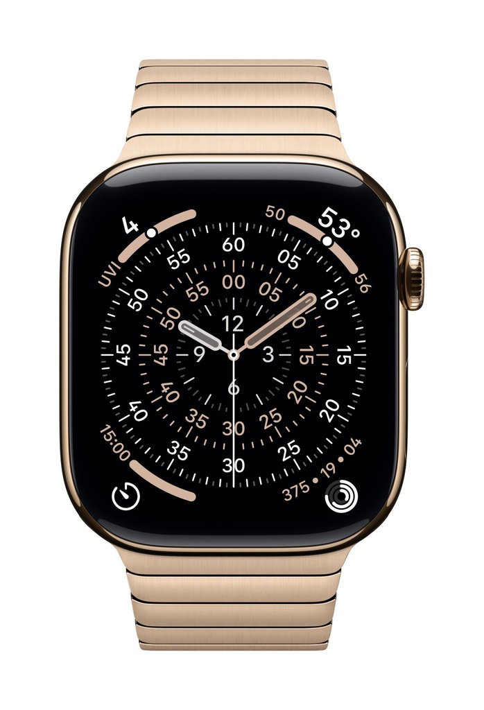 [MXMH3ZM/A] Apple Bracciale a maglie color oro (46 mm)