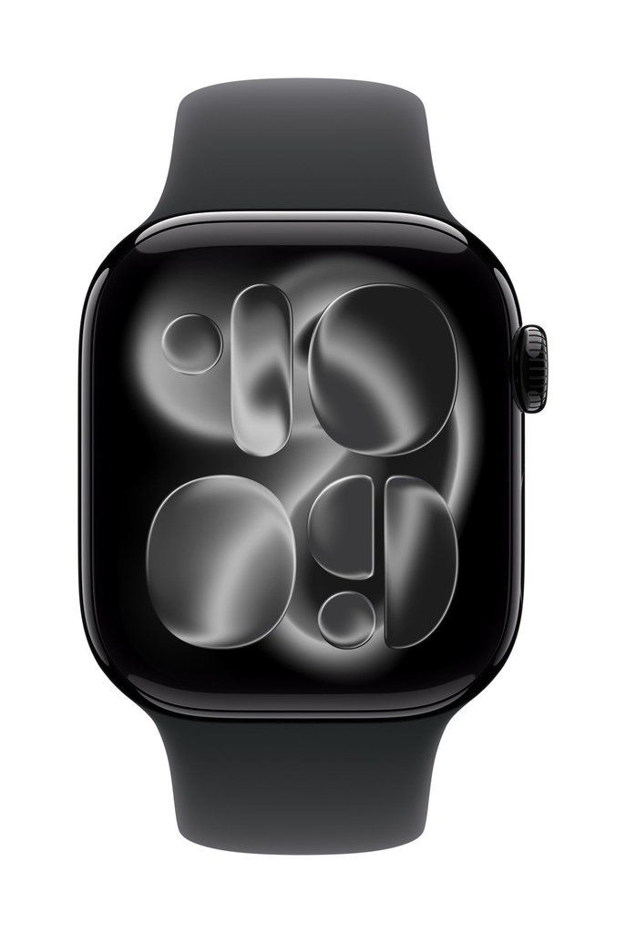 Apple Cinturino Sport nero (42 mm) - S/M