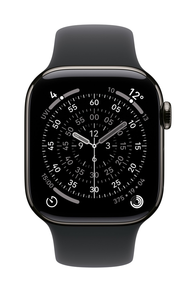 Apple Cinturino Sport nero (42 mm) - M/L