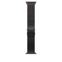 Apple Loop in maglia milanese in titanio nero (49 mm) - Large
