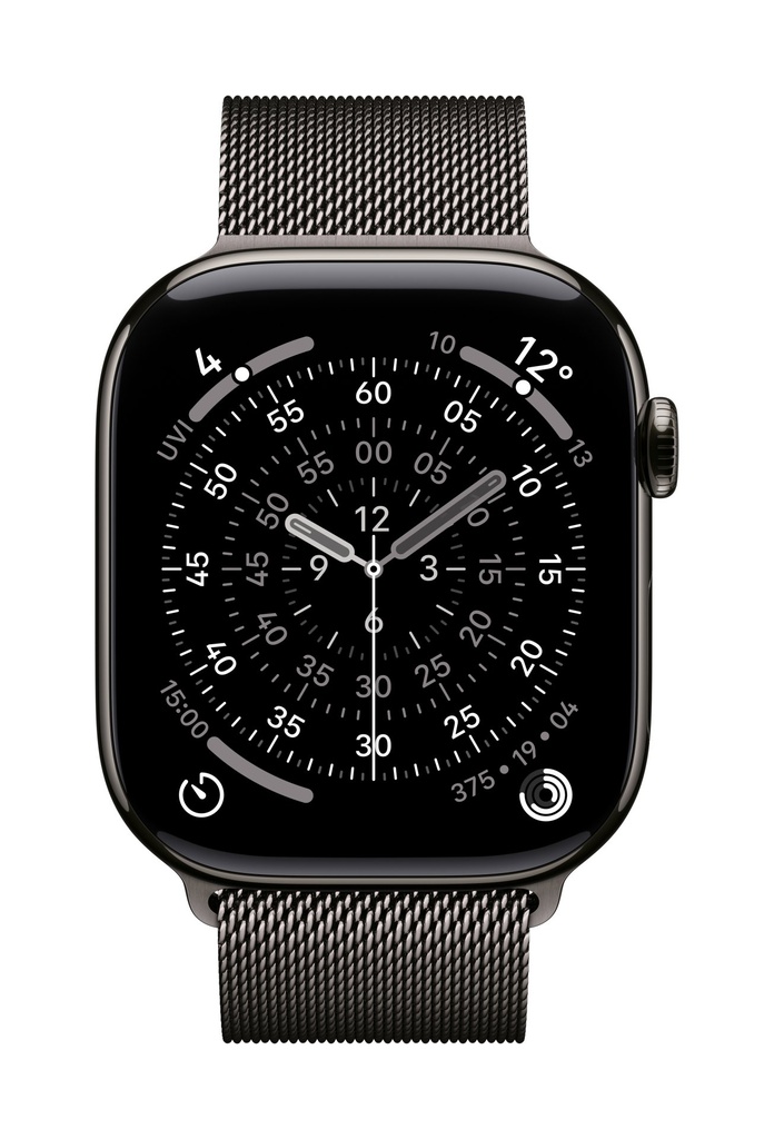 Apple Loop in maglia milanese ardesia (46 mm) - S/M