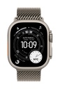 Apple Loop in maglia milanese in titanio naturale (49 mm) - Medium