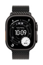 Apple Loop in maglia milanese in titanio nero (49 mm) - Medium