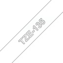 ORIGINAL Brother Nastro Bianco su trasparente TZe-135 TZe-135 12 mm x 8 m, laminato