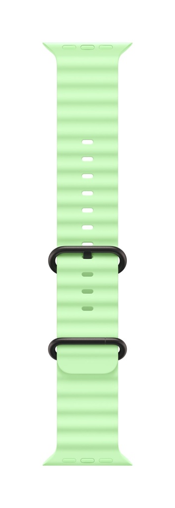 Apple Cinturino Ocean verde neon (49 mm) - Titanio nero