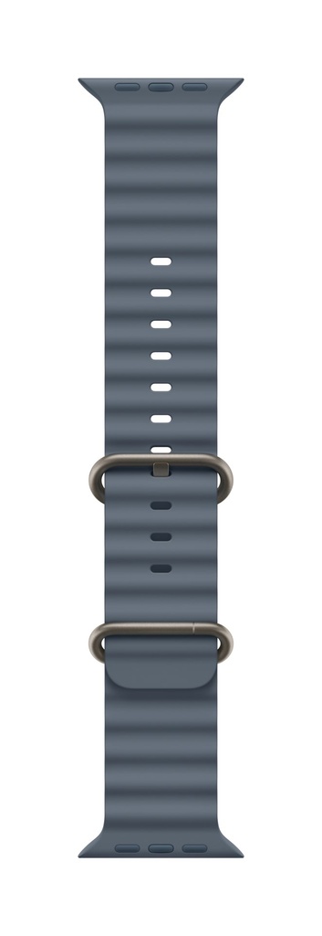 Apple Cinturino Ocean blu salmastro (49 mm) - Titanio naturale