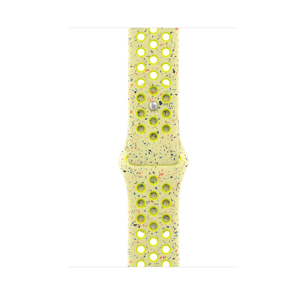 Apple MGC14ZM/A accessorio indossabile intelligente Band Giallo Alluminio, Fluoroelastomero